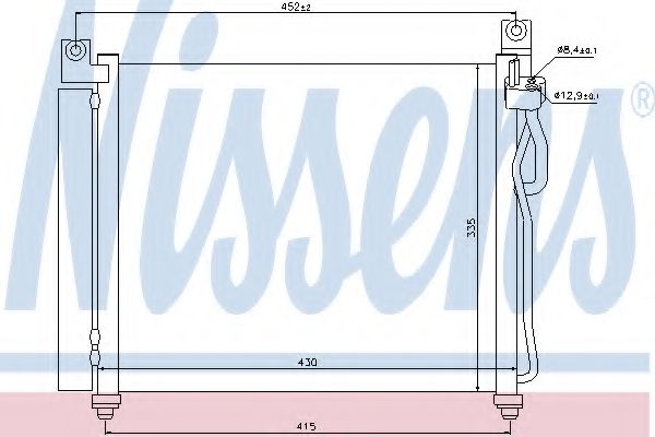 Imagine Condensator, climatizare NISSENS 94828