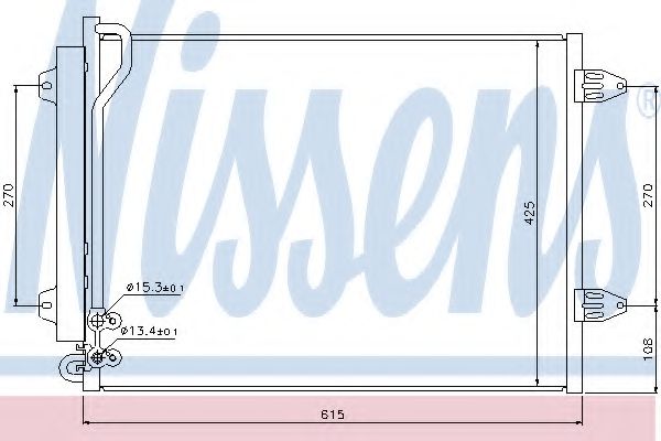 Imagine Condensator, climatizare NISSENS 94831