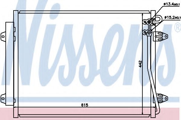 Imagine Condensator, climatizare NISSENS 94832