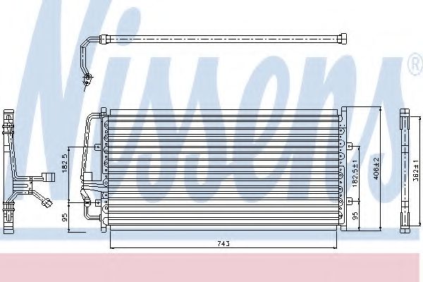 Imagine Condensator, climatizare NISSENS 94843