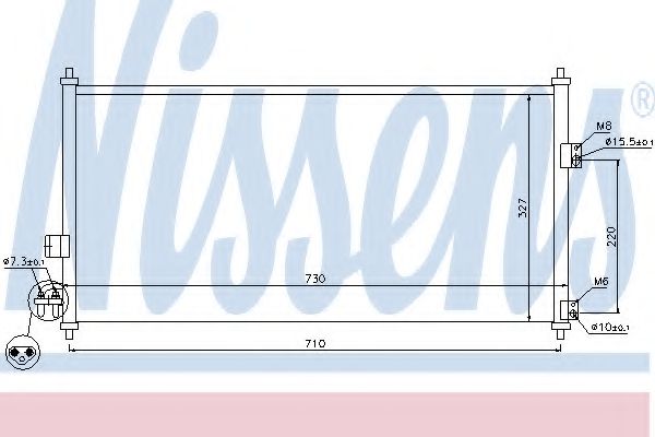 Imagine Condensator, climatizare NISSENS 94889