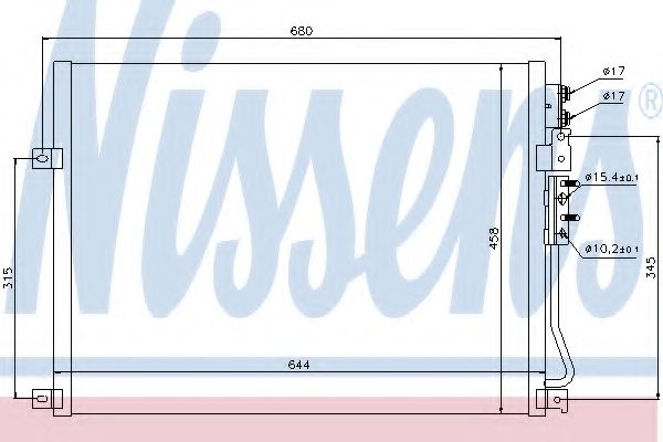 Imagine Condensator, climatizare NISSENS 94931