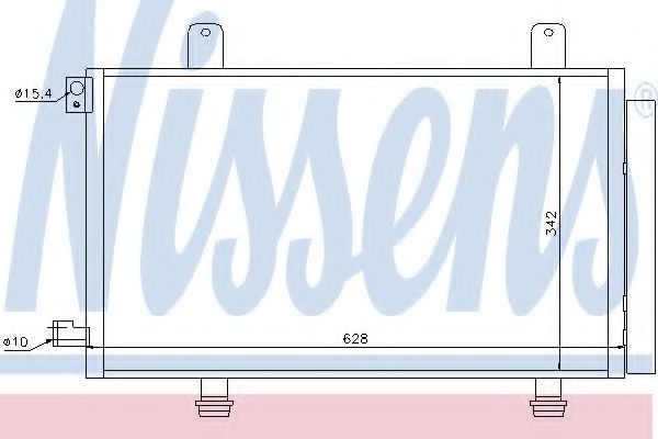 Condensator, climatizare NISSENS 94979