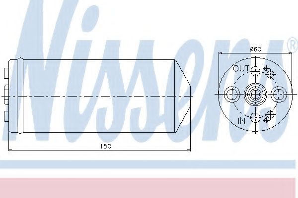 Imagine uscator,aer conditionat NISSENS 95056