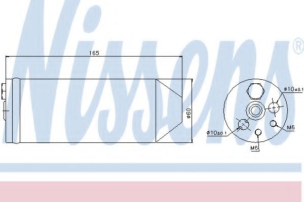 Imagine uscator,aer conditionat NISSENS 95070