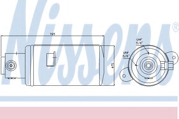 Imagine uscator,aer conditionat NISSENS 95076