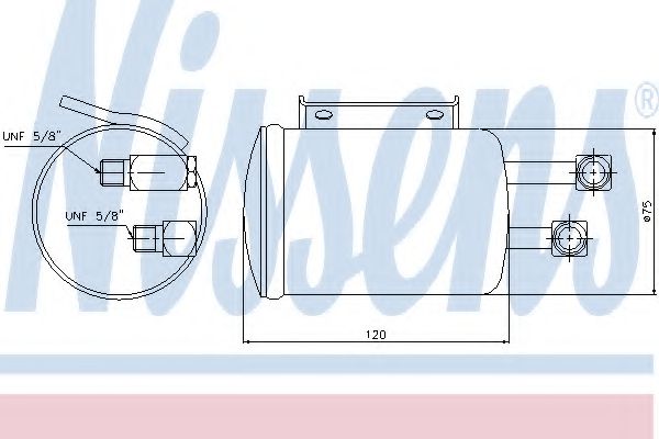 Imagine uscator,aer conditionat NISSENS 95106