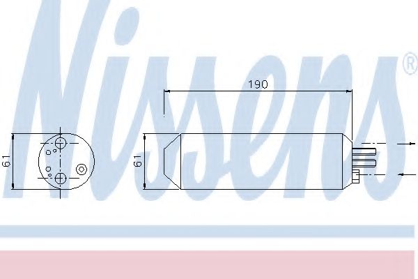 Uscator,aer conditionat NISSENS 95147