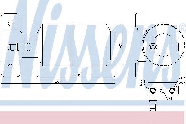 Imagine uscator,aer conditionat NISSENS 95169