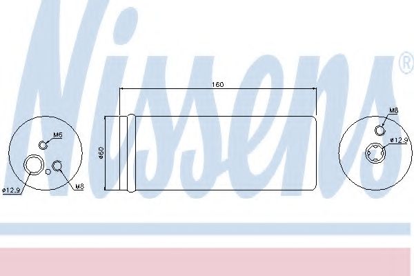 Imagine uscator,aer conditionat NISSENS 95171