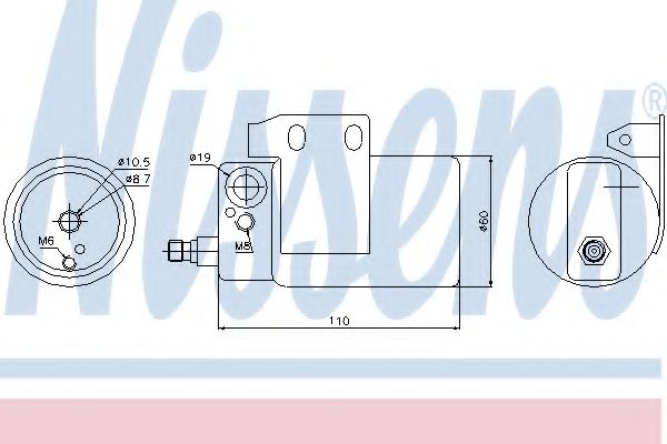 Imagine uscator,aer conditionat NISSENS 95185