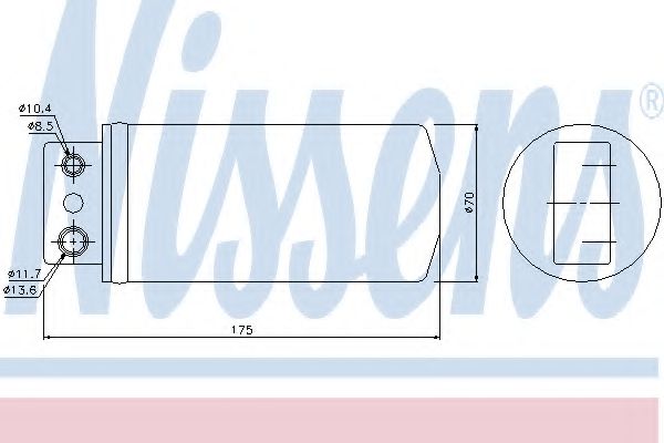 Imagine uscator,aer conditionat NISSENS 95235