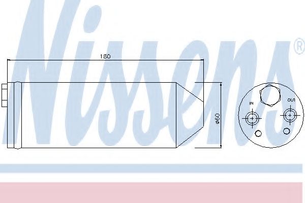 Imagine uscator,aer conditionat NISSENS 95256