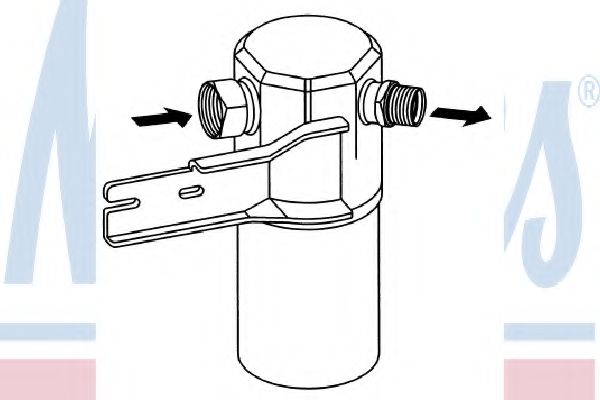 Imagine uscator,aer conditionat NISSENS 95263