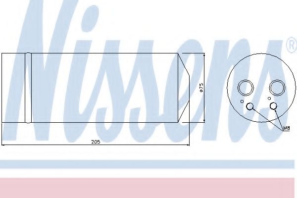 Imagine uscator,aer conditionat NISSENS 95314