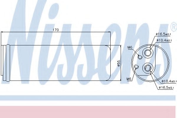 Imagine uscator,aer conditionat NISSENS 95321