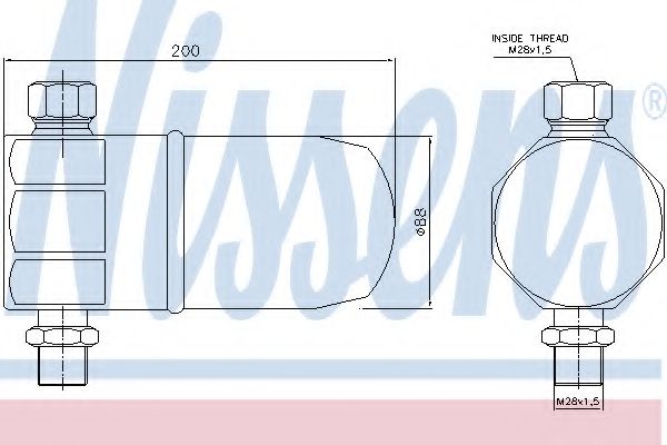 Imagine uscator,aer conditionat NISSENS 95324