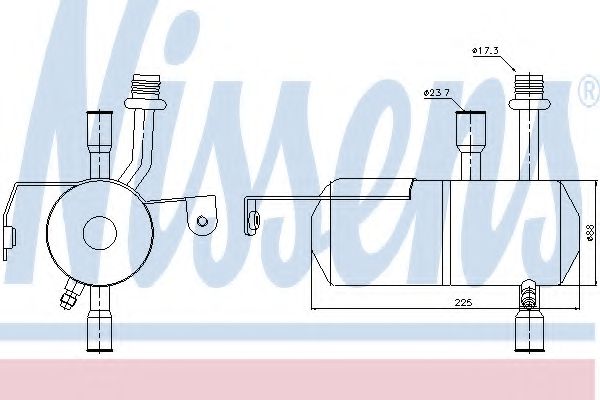 Imagine uscator,aer conditionat NISSENS 95353