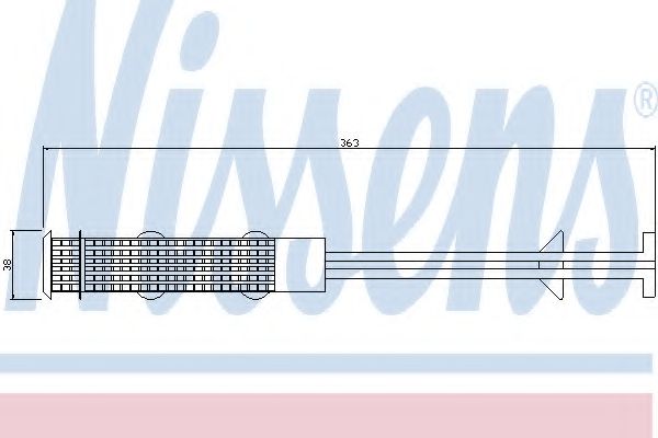 Imagine uscator,aer conditionat NISSENS 95357