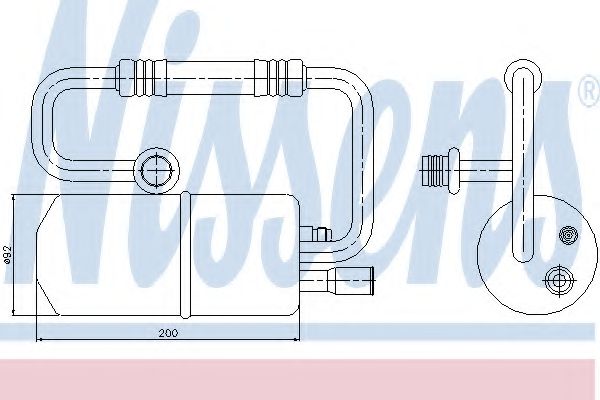 Imagine uscator,aer conditionat NISSENS 95370