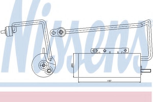 Imagine uscator,aer conditionat NISSENS 95410