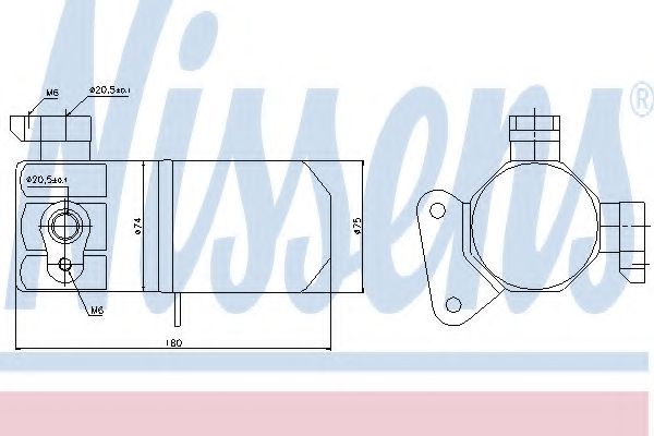 Uscator,aer conditionat NISSENS 95432