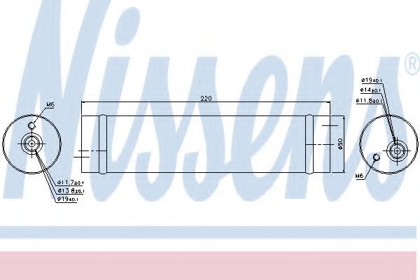 Imagine uscator,aer conditionat NISSENS 95473