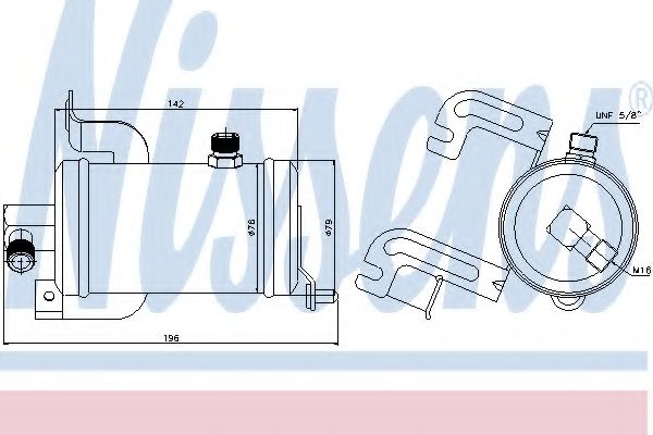 Imagine uscator,aer conditionat NISSENS 95474