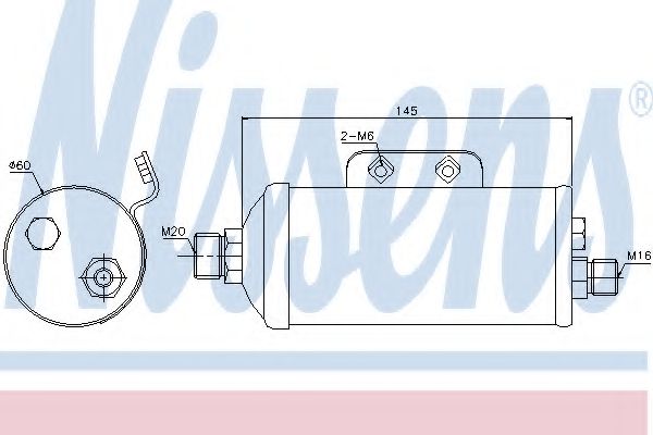 Imagine uscator,aer conditionat NISSENS 95482