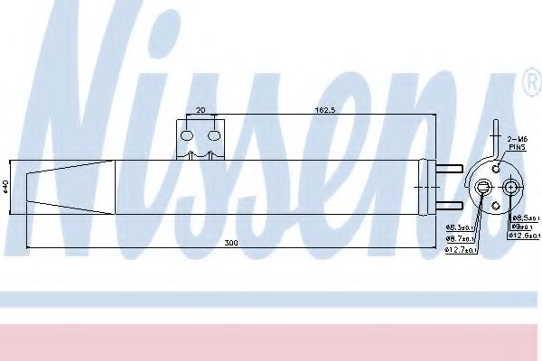 Imagine uscator,aer conditionat NISSENS 95484