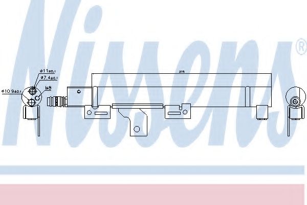 Imagine uscator,aer conditionat NISSENS 95492