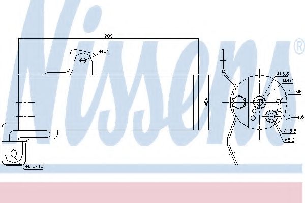 Imagine uscator,aer conditionat NISSENS 95497