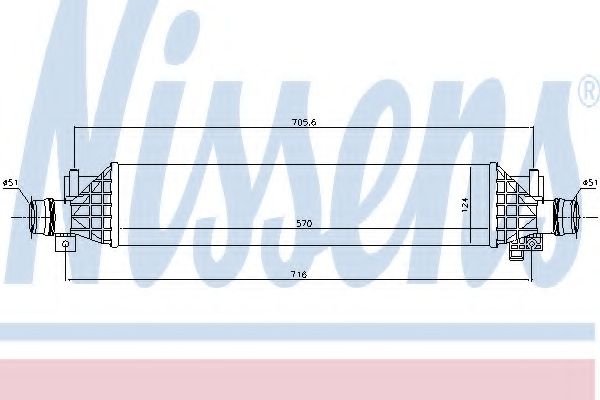 Imagine Intercooler, compresor NISSENS 96375