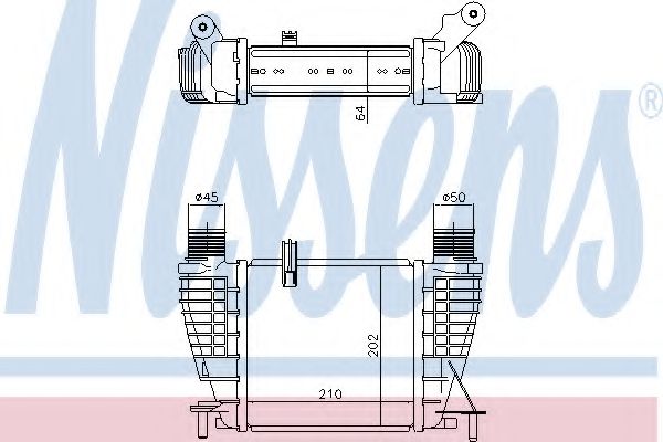 Imagine Intercooler, compresor NISSENS 96396