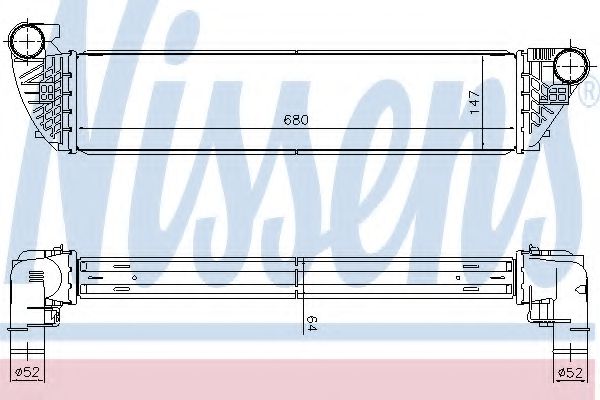 Imagine Intercooler, compresor NISSENS 96418