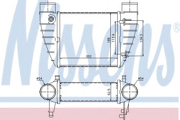 Imagine Intercooler, compresor NISSENS 96426