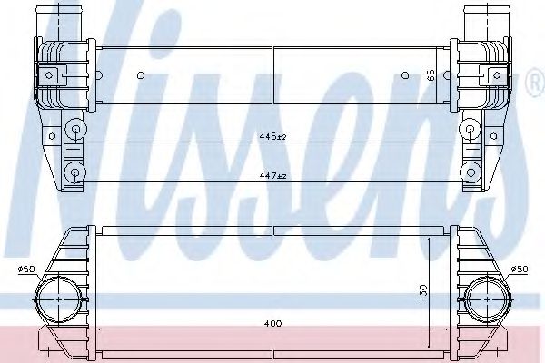 Imagine Intercooler, compresor NISSENS 96435