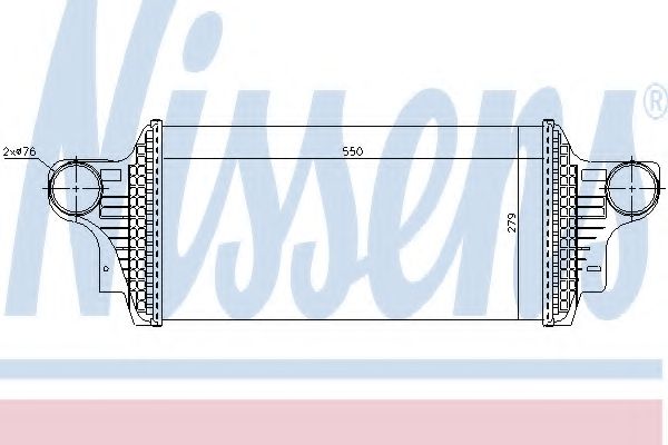 Imagine Intercooler, compresor NISSENS 96438