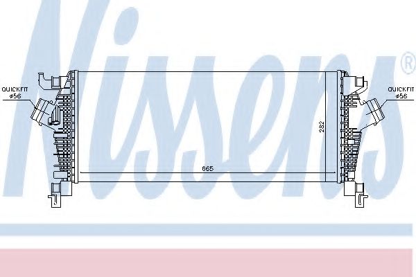 Imagine Intercooler, compresor NISSENS 96454