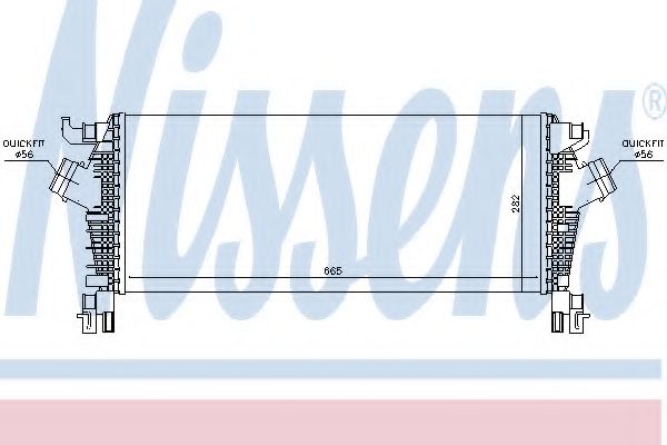 Imagine Intercooler, compresor NISSENS 96463