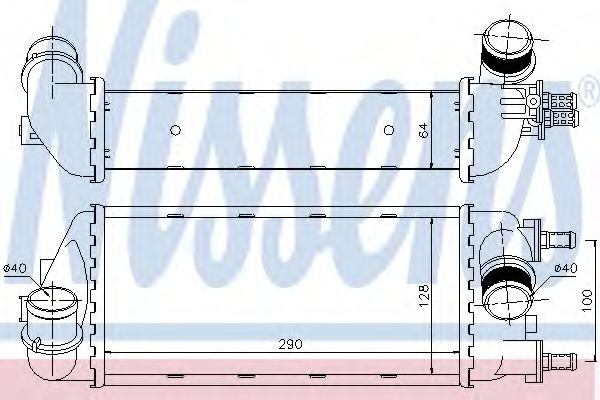 Imagine Intercooler, compresor NISSENS 96466