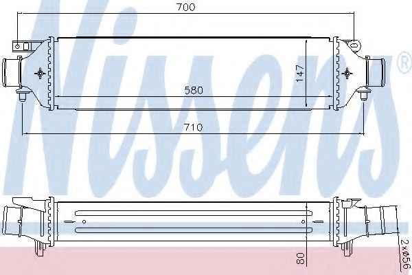 Imagine Intercooler, compresor NISSENS 96477