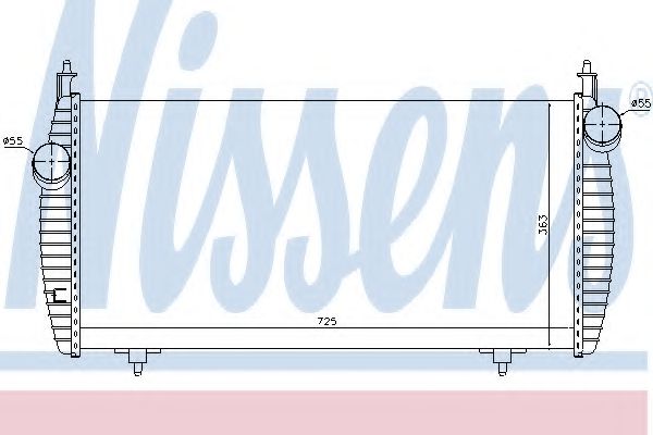 Imagine Intercooler, compresor NISSENS 96510