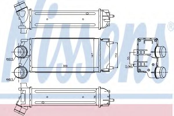 Imagine Intercooler, compresor NISSENS 96514