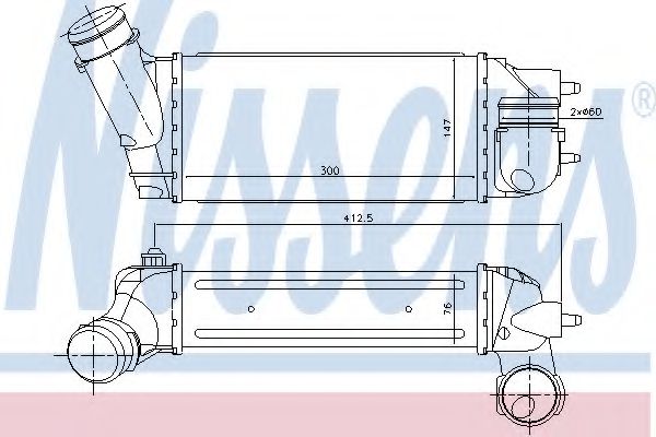 Imagine Intercooler, compresor NISSENS 96518