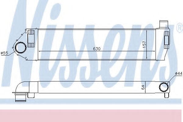 Imagine Intercooler, compresor NISSENS 96522