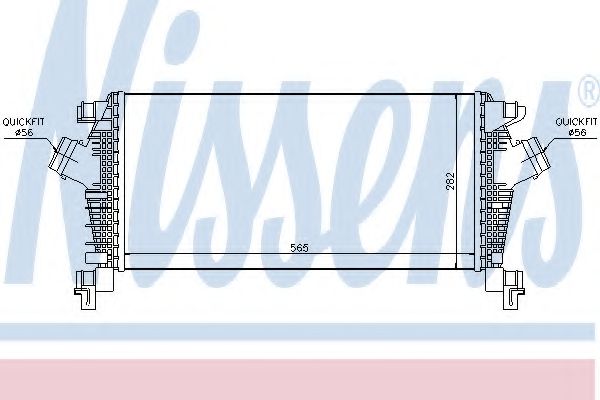 Imagine Intercooler, compresor NISSENS 96556