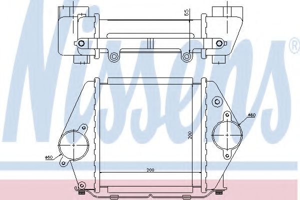 Imagine Intercooler, compresor NISSENS 96570