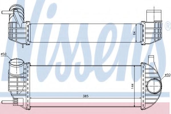 Imagine Intercooler, compresor NISSENS 96572