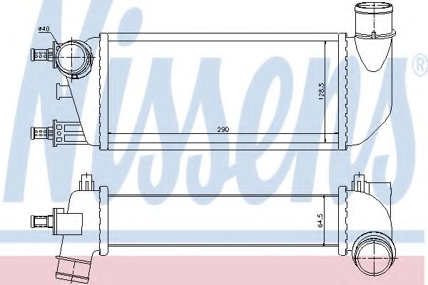 Imagine Intercooler, compresor NISSENS 96577